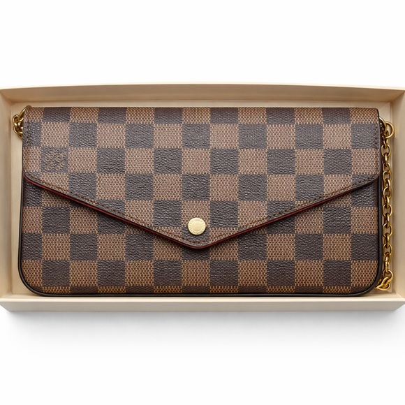 Louis Vuitton Félicie Pochette – Damier Ebene (N63032) – Like New - Picture 3 of 8